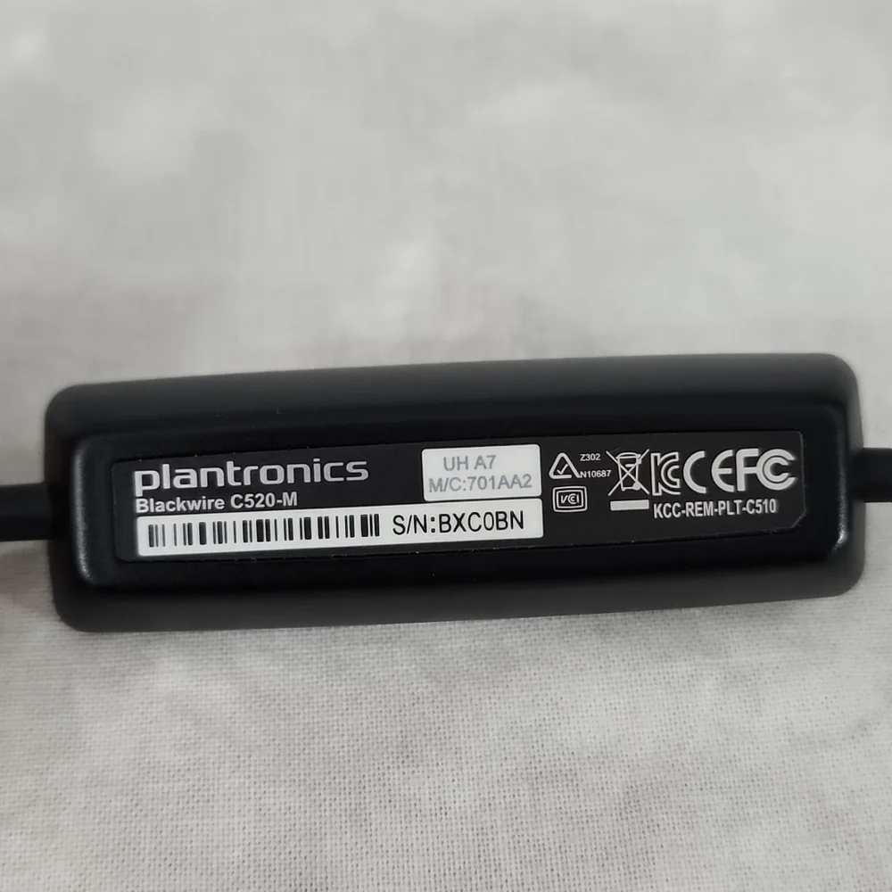 Plantronics Dual-ear USB Wired Headset for PC - C520-M